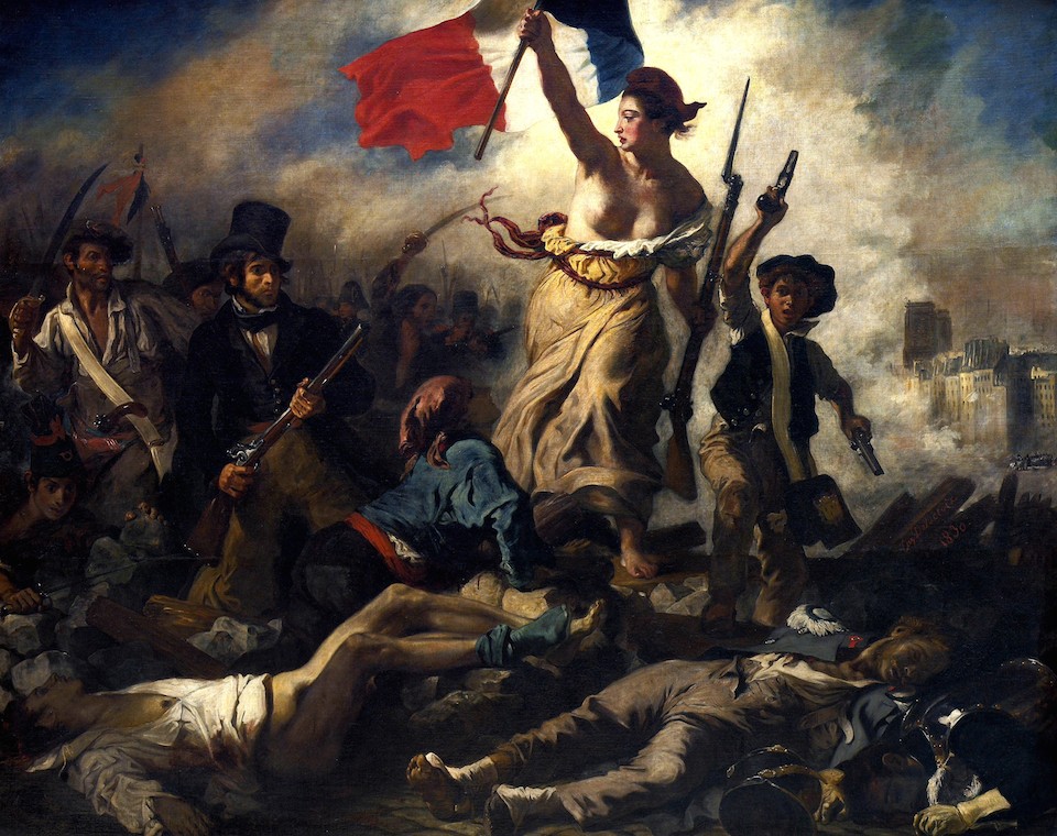 La Libertad guiando al pueblo, Eugene Delacroix, 1831- Museo Louvre Lens
