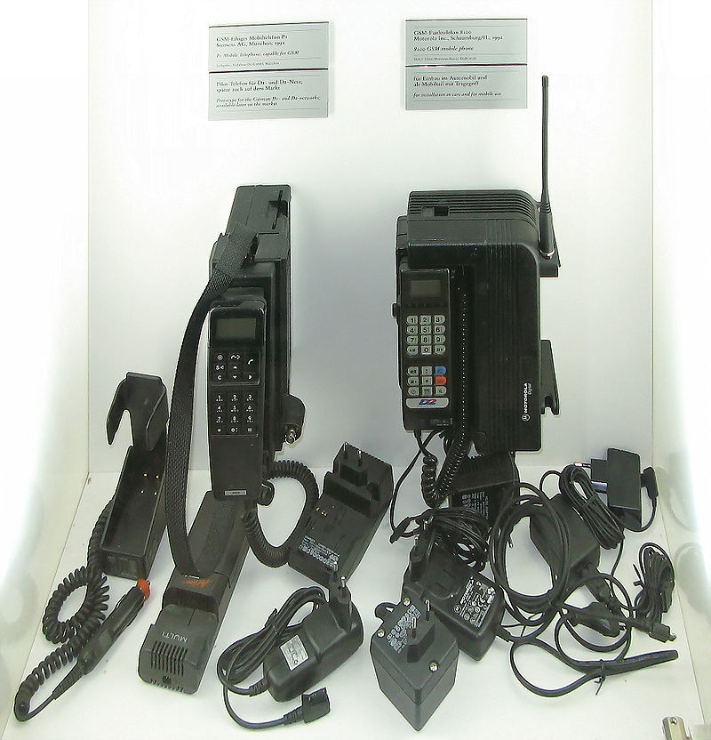 Los primeros equipos GSM de 1991