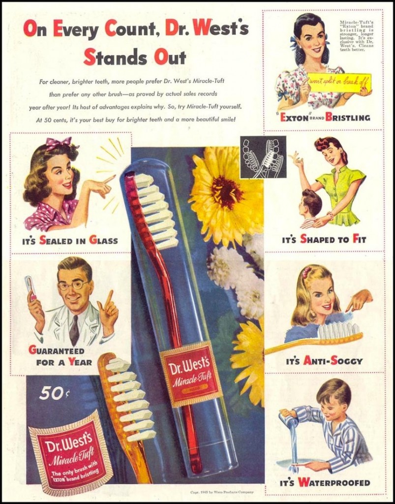 Dr West's Miracle Tuft Toothbrush