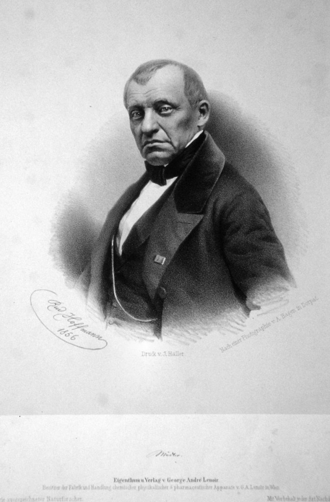 Johann Heinrich Madler- Litografía von Rudolf Hoffmann, 1856