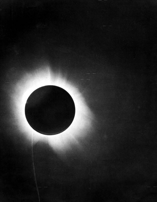 Eclipse solar de 1919, comprobación de la Teoría de la Relatividad por Arthur Eddington
