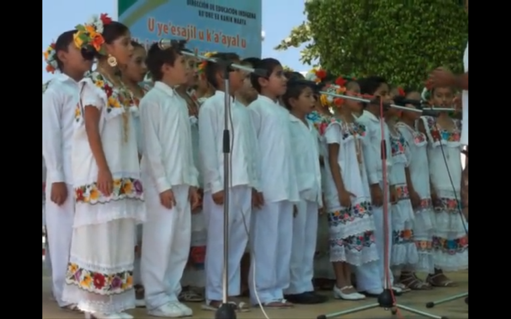 Himno Nacional Mexicano en maya