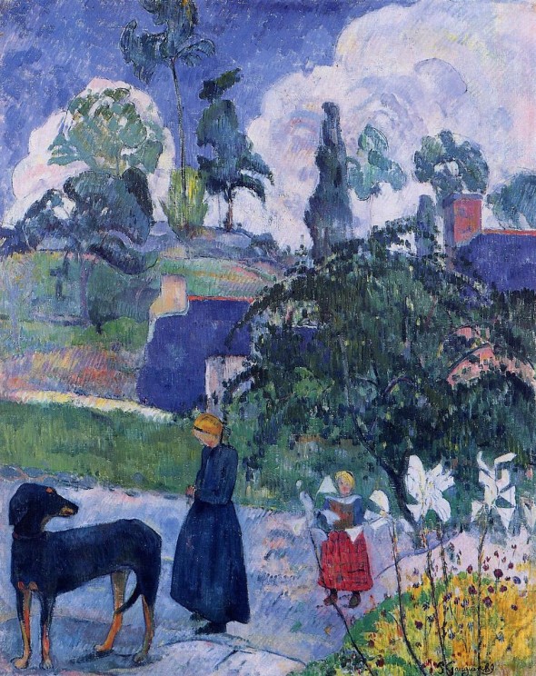 Among the lillies, Paul Gauguin, 1893