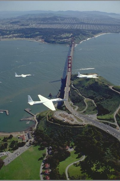 NASA / El Golden Gate, mirando hacia el sur, en dirección a San Francisco. A la derecha el Pacífico y a la izquierda la Bahía de San Francisco