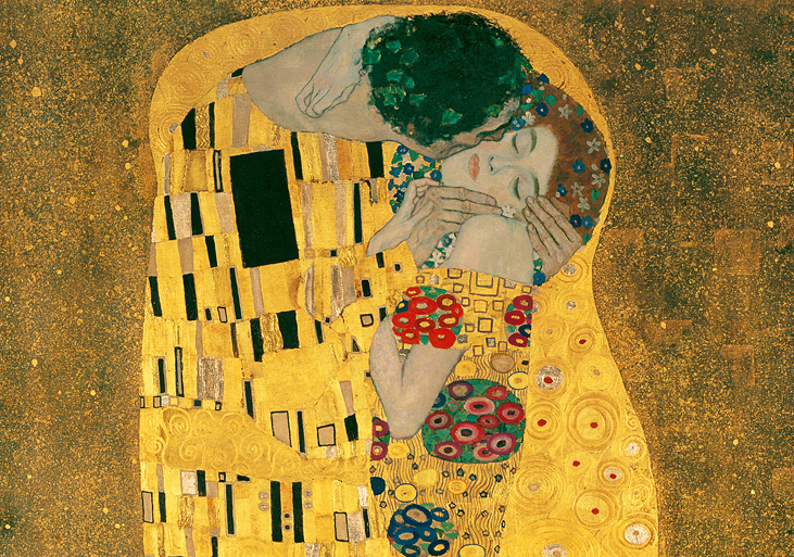 El Beso, Gustav Klimt, 1907-1908- Osterreichische Galerie Belvedere, Viena