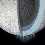 Encélado, un satélite de Saturno, tiene aguas termales