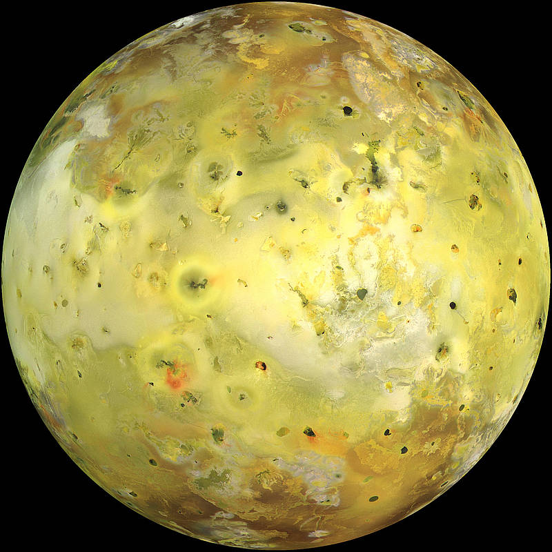Ío, satélite de Júpiter, similar a la Tierra en sus inicios