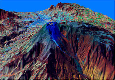 Cartografía geomorfológica de Colombia en 3D