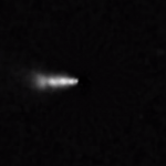 Un video del Hubble muestra un choque en un chorro de un agujero negro