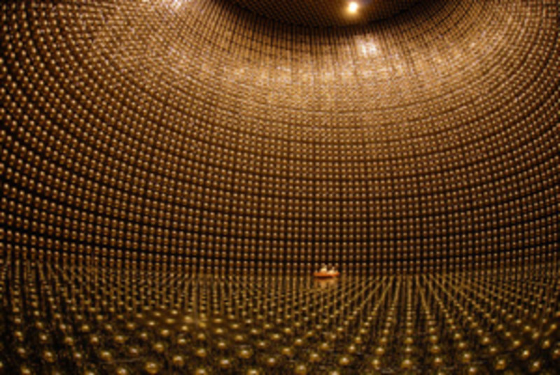 El detector Super-Kamiokande, parte del experimento T2K. / Kamioka Observatory, ICCR, The University of Tokyo