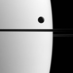 Espectacular imagen de Saturno y Dione