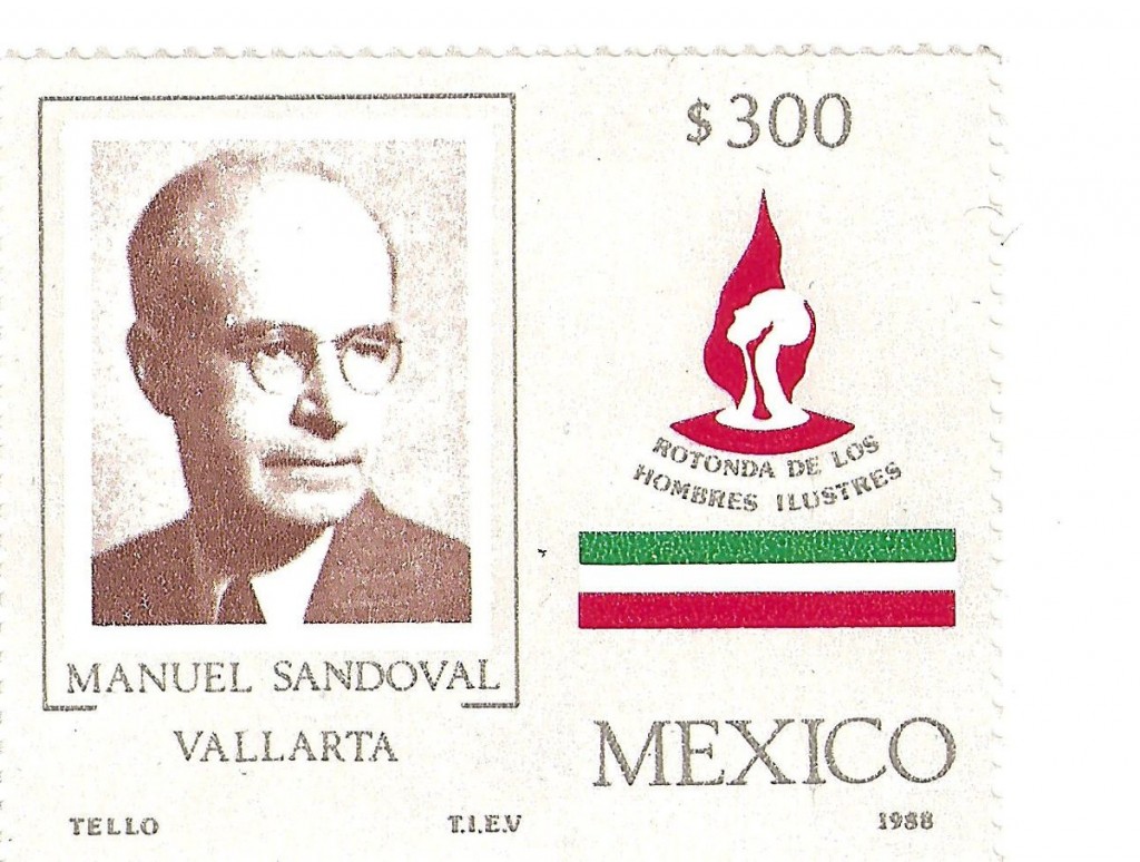 Timbre postal conmemorativo, Manuel Saldoval Vallarta