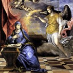 La Anunciación, El Greco, 1573-1576, Museo Thyssen-Bornemisza