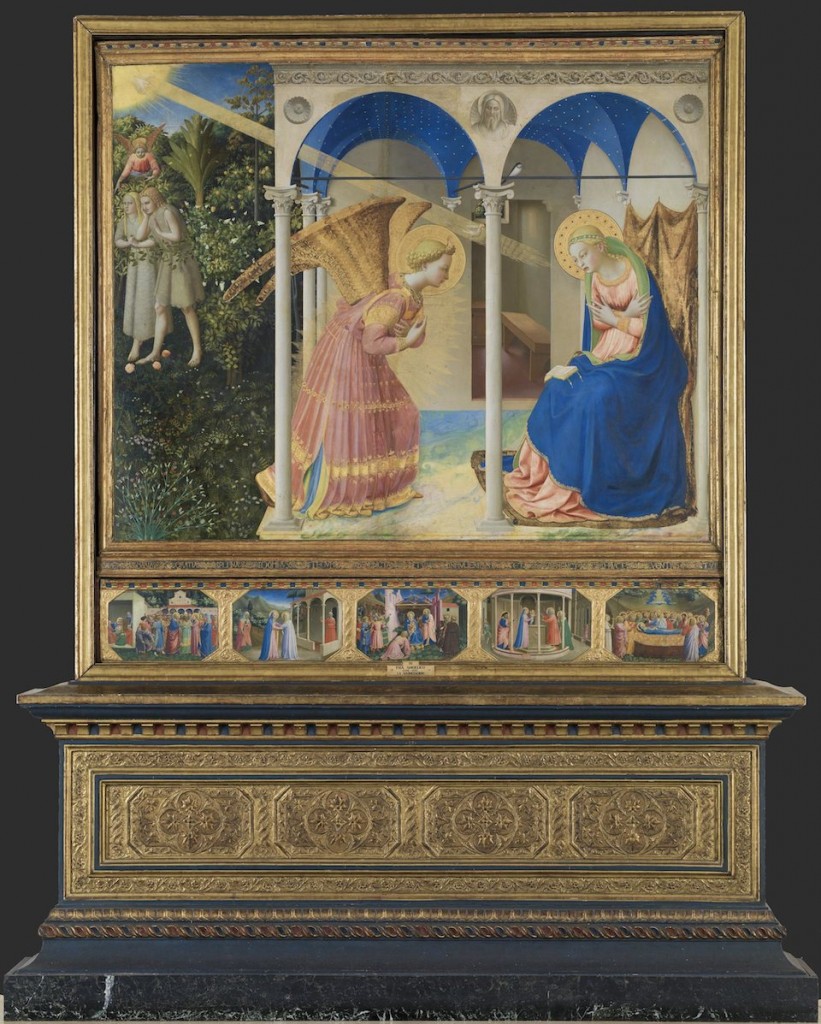 La Anunciación, Fra Angelico, 1425-1428, Museo del Prado, España