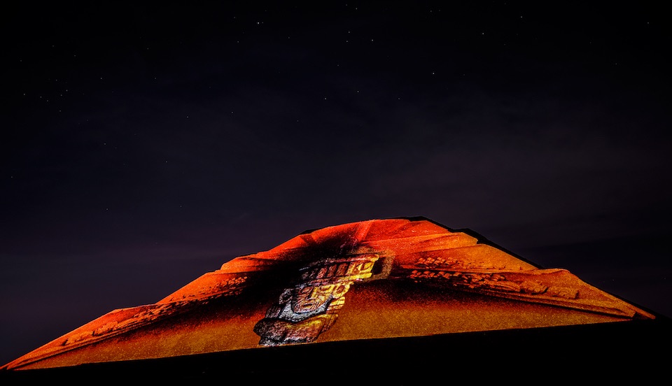 Teotihuacán, iluminación nocturna 10- JulioHdez