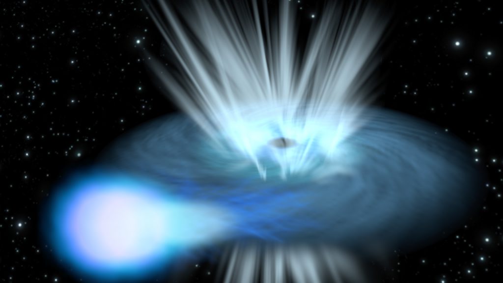 Vientos de alta velocidad procedentes de una binaria de rayos X- ESA, C. Carreau