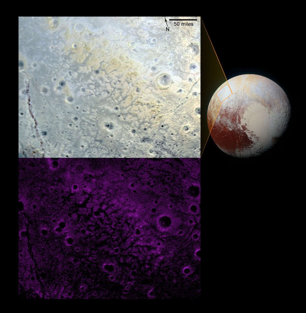 La superficie de Plutón vista por New Horizons- NASA