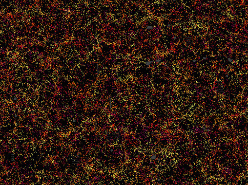 Mapa de más de un millón de galaxias para estudiar la energia oscura