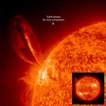 Una explosión solar 35 veces más grande que la Tierra