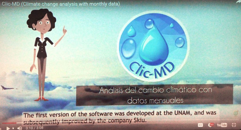 Software Clic-MD, para analizar el cambio climático