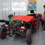 Diseñan vehículo tipo Fórmula 1 con materiales y piezas recicladas