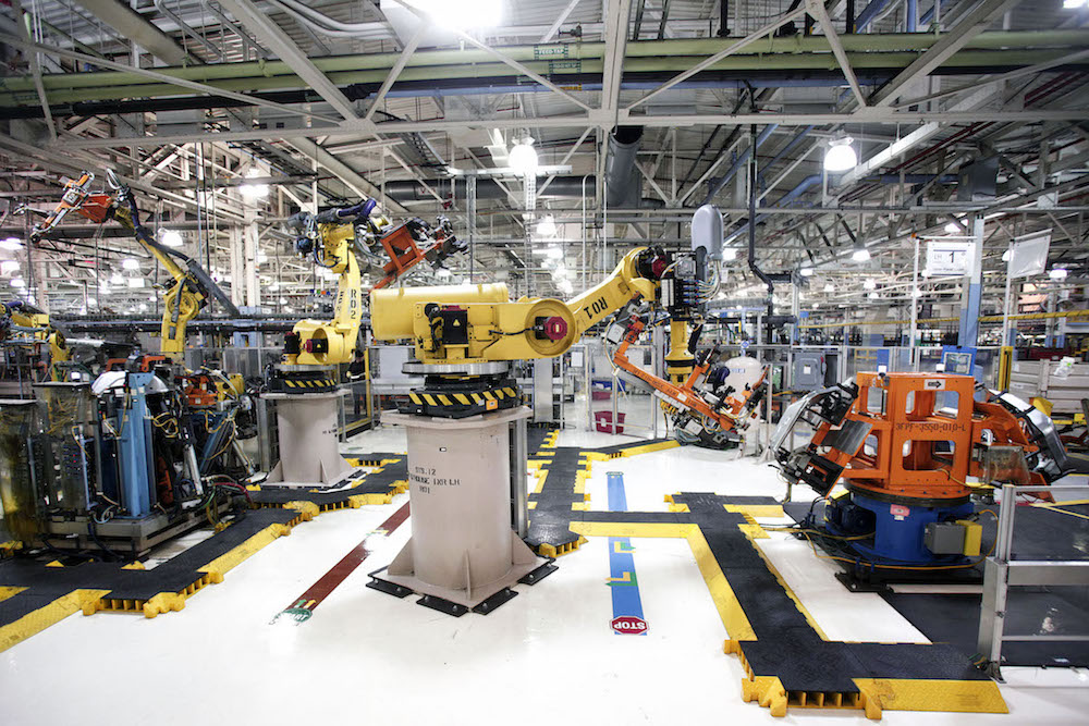 Fabrica automotriz robotizada- Bill Pugliano, Getty Images