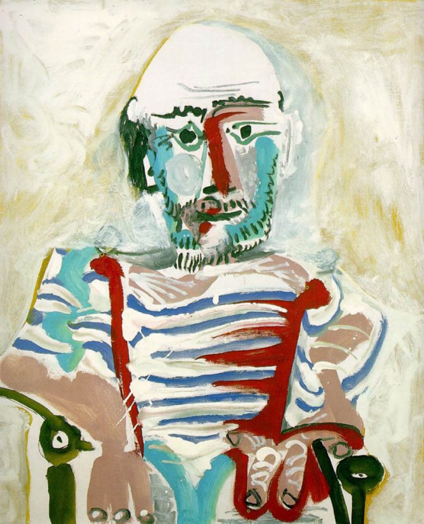 Autorretrato, Pablo Picasso, 1965