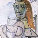 Mujer sentada en un sillón, Pablo Picasso, 1941- Guggenheim, Bilbao, España