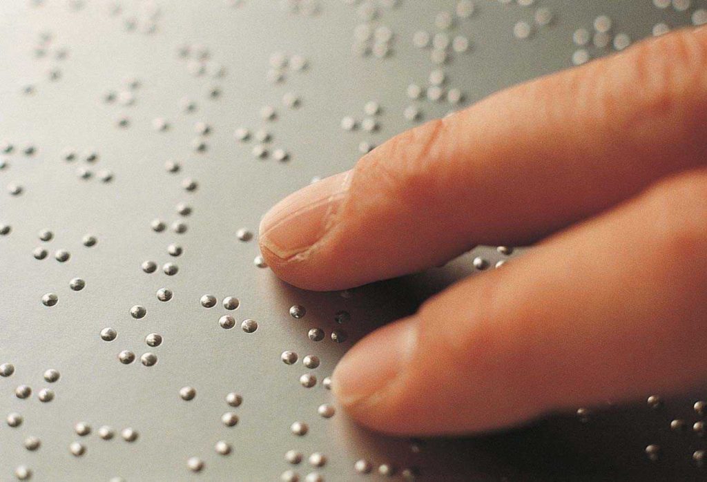 Escrito en braille
