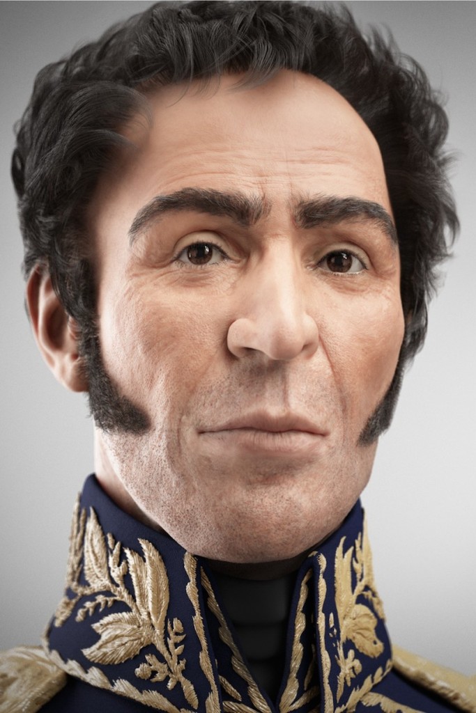 Simón Bolívar su rostro
