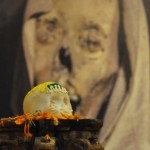 Altar de Día de Muertos, para las momias del museo de El Carmen