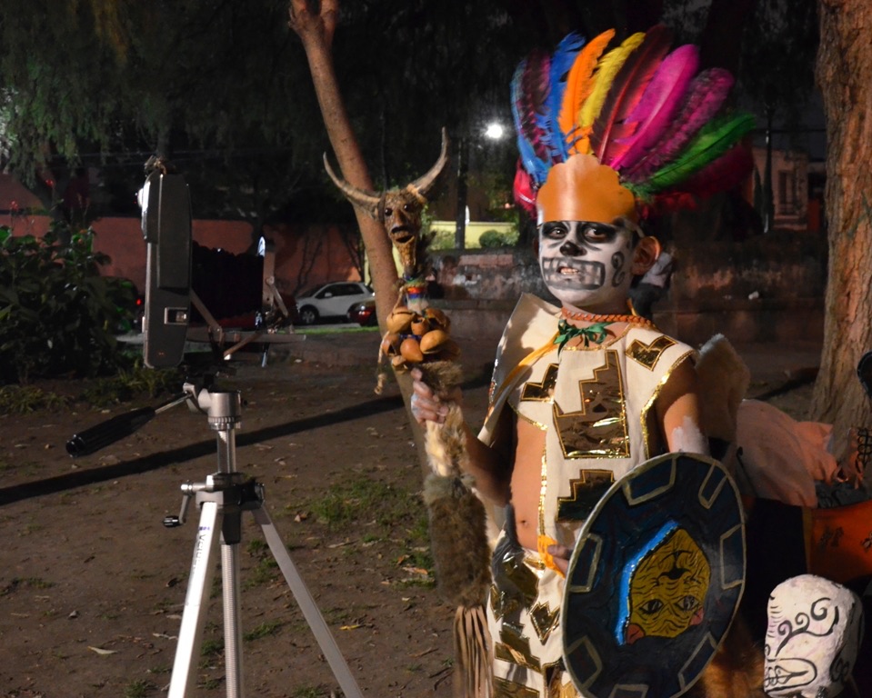 Bruno Trejo, disfraz de Día de Muertos- Melitón Tapia