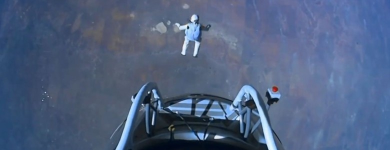 Desde allá arriba, en lo único que piensas es en volver con vida: Felix Baumgartner Felix Baumgartner en su salto