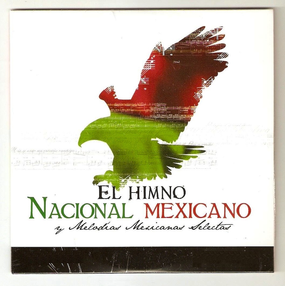 Portada del disco de Enrique Arturo Dimecke, Himno-Nacional Mexicano
