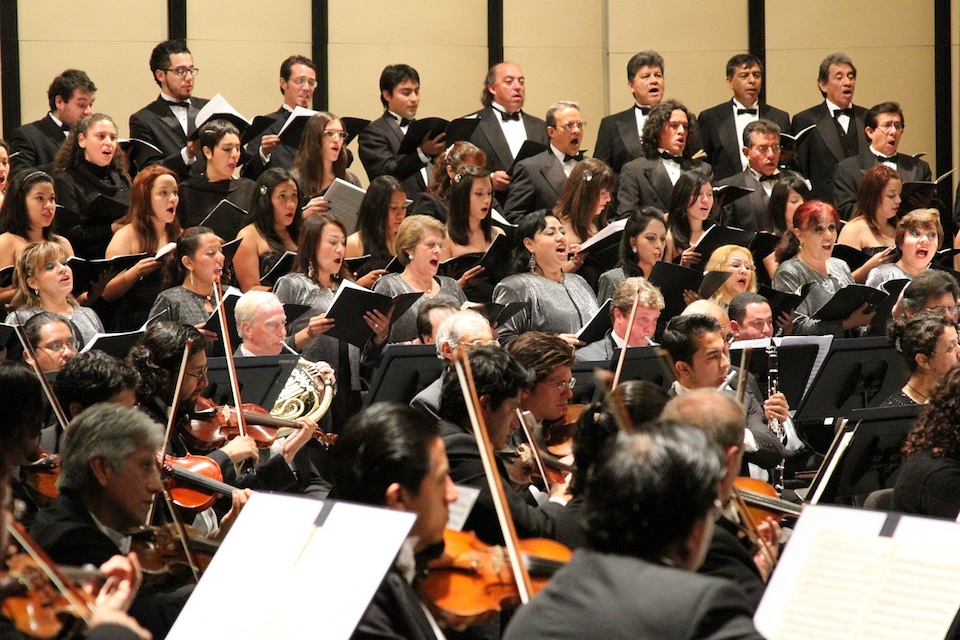 Coros en Carmina Burana, Orquesta Sinfónica de Xalapa y Coro de la Universidad Veracruzana