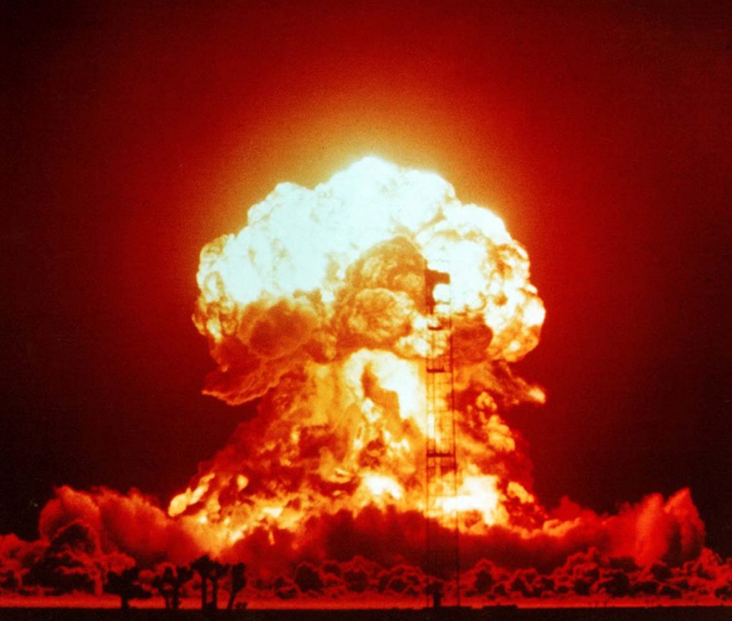 Explosión de la primera bomba de hidrógeno de la URSS, la RDS-6с