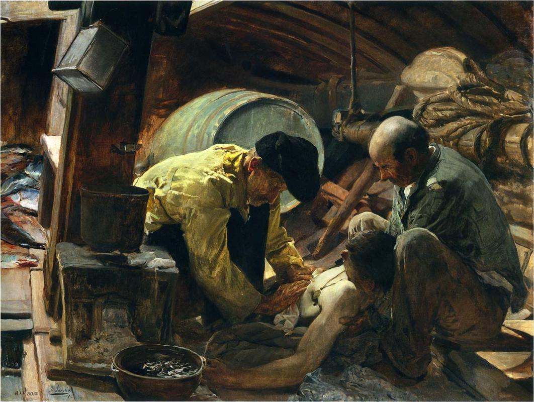 Y aún dicen que el pescado es caro, Joaquín Sorolla, 1894