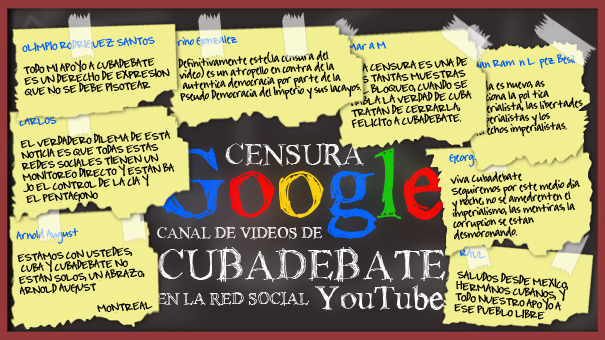 Youtube censura a Cubadebate