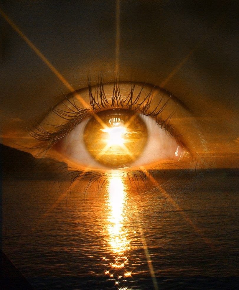 El sol en tu ojo, el brillo en el agua