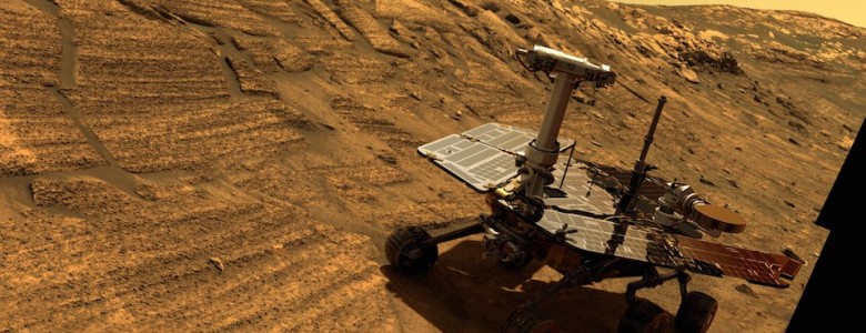 Opportunity en el Crater Endurance- NASA