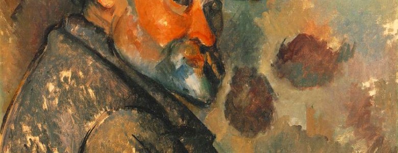 Paul Cézanne, autorretrato con sombrero arrugado, 1875