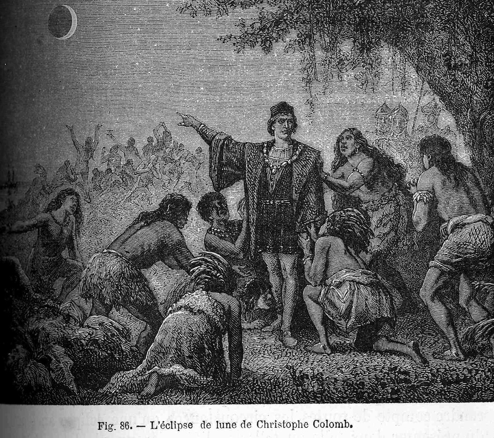 El eclipse de Luna de Cristóbal Colón- Camille Flammarion