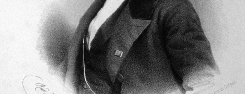 Johann Heinrich Madler- Litografía von Rudolf Hoffmann, 1856