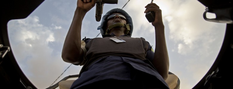 29 de mayo: Día Internacional del personal de paz de las Naciones Unidas, los Cascos Azules Cascos azules patrullando en Gao, Mali, en mayo 14 de 2014- Marco Dormino, ONU Foto