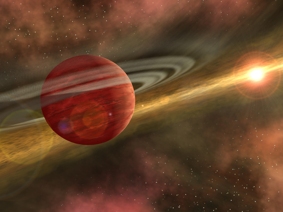 El posible planeta en formación en torno a Coku Tau4- NASA, JPL-Caltech