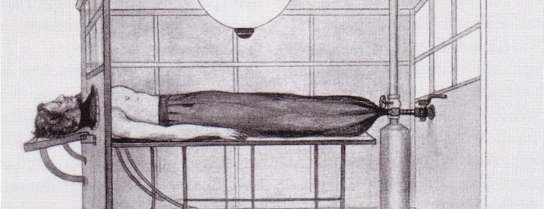 Ernst Ferdinand Sauerbruch, inventor de la Cámara de baja presión para operación de tórax, presentada en 1904