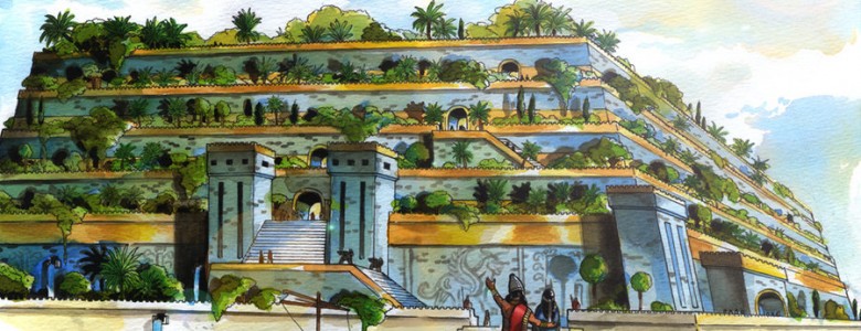 El fin de las excavaciones en Babilonia por la Primera Guerra Mundial: 23 de julio de 1914 Jardines colgantes de Babilonia