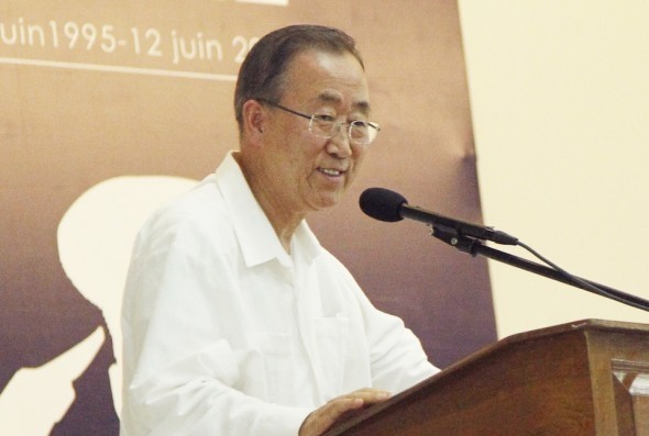 El ébola puede prevenirse: afirma Ban Ki-moon (VIDEO)