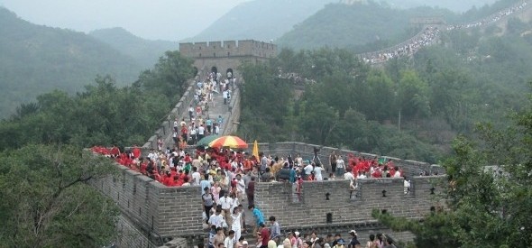 Turistas en la Gran Muralla China - G Boccardi, UNESCO