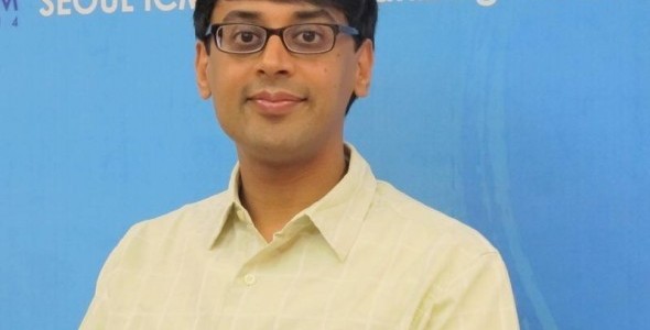 ¿Atascado en las matemáticas?. Cambia a la música, como Manjul Bhargava, Medalla Fields 2014 ICMAT / Seúl, Corea Manjul Bhargava, Medalla Fields 2014, experto en teoría de números